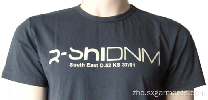 定制男士100％棉T恤短袖