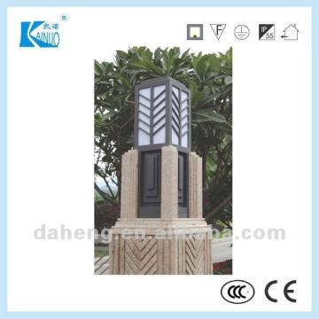 IP55 Pilar de jardín a prueba de clima europeo Luz cuadrada AL-370007