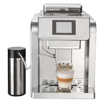 High-End Fully Automatic Coffee Machine: One-Touch Cappuccino, Espresso, and Latte with Milk Container
