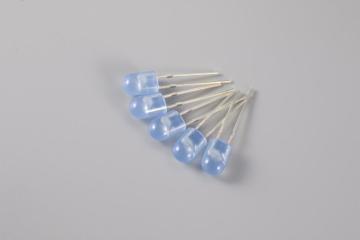 5mm Oval Blue Light Ultra Brightness Diffused Lens DIP LED for Display Screen