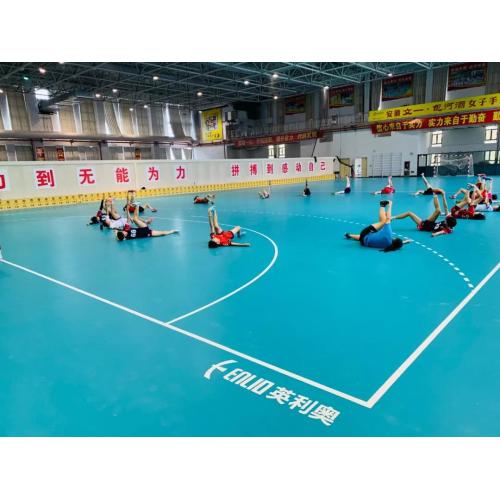 Revestimiento de suelo de vinilo deportivo de balonmano portátil de PVC IHF