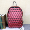 Nueva mochila casual romboides mochila geométrica de moda informal con gran capacidad