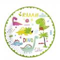 Party paper plate Dinosaurs