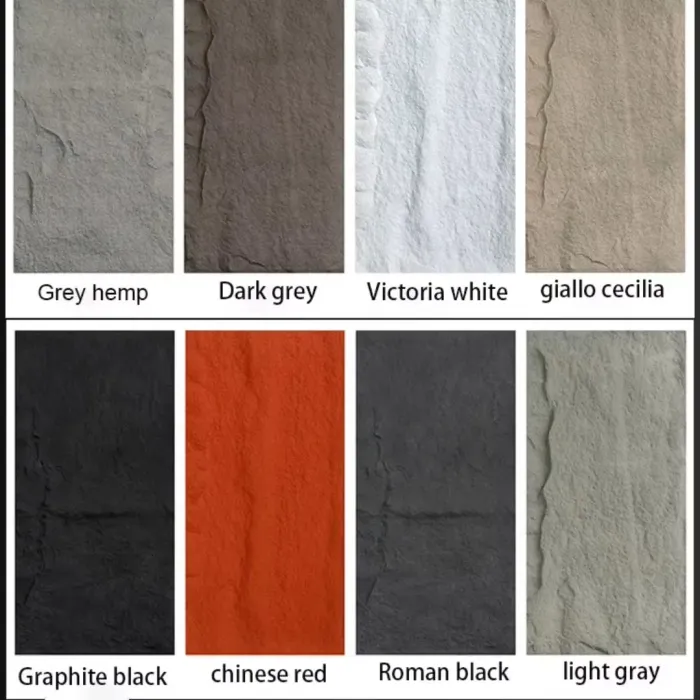 แผงผนังหิน PU ที่ทนทานค่าบำรุงรักษาต่ำ