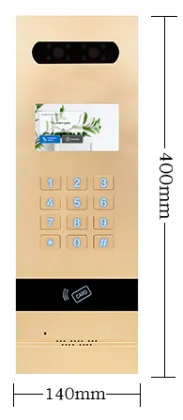 MingKe Wired Camera Doorbell Video Intercom System Apartment