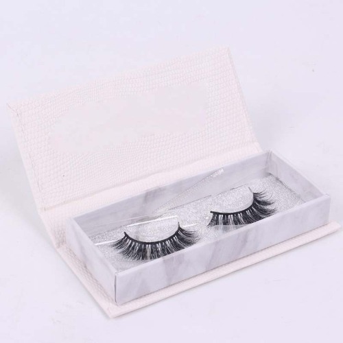 Magnetic Lid Eyelash Packaging Box With Plastic Tray