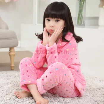 Add to Product FavoritesAdd to Basket Girl's Cute Bathrobe Pink Pajamas Children Cotton Robe
