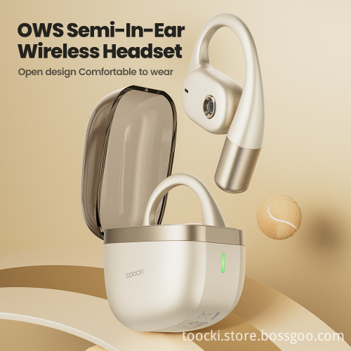 Toocki Noise Cancelling TWS Earphones with Long Battery Life for Gaming and Music