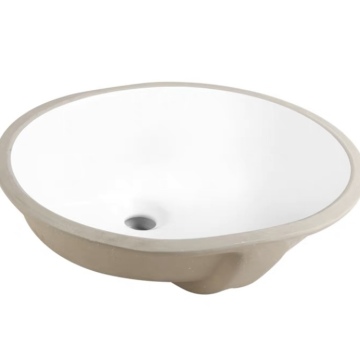 Nordic Minimalist Under Counter Oval Sink for Washroom