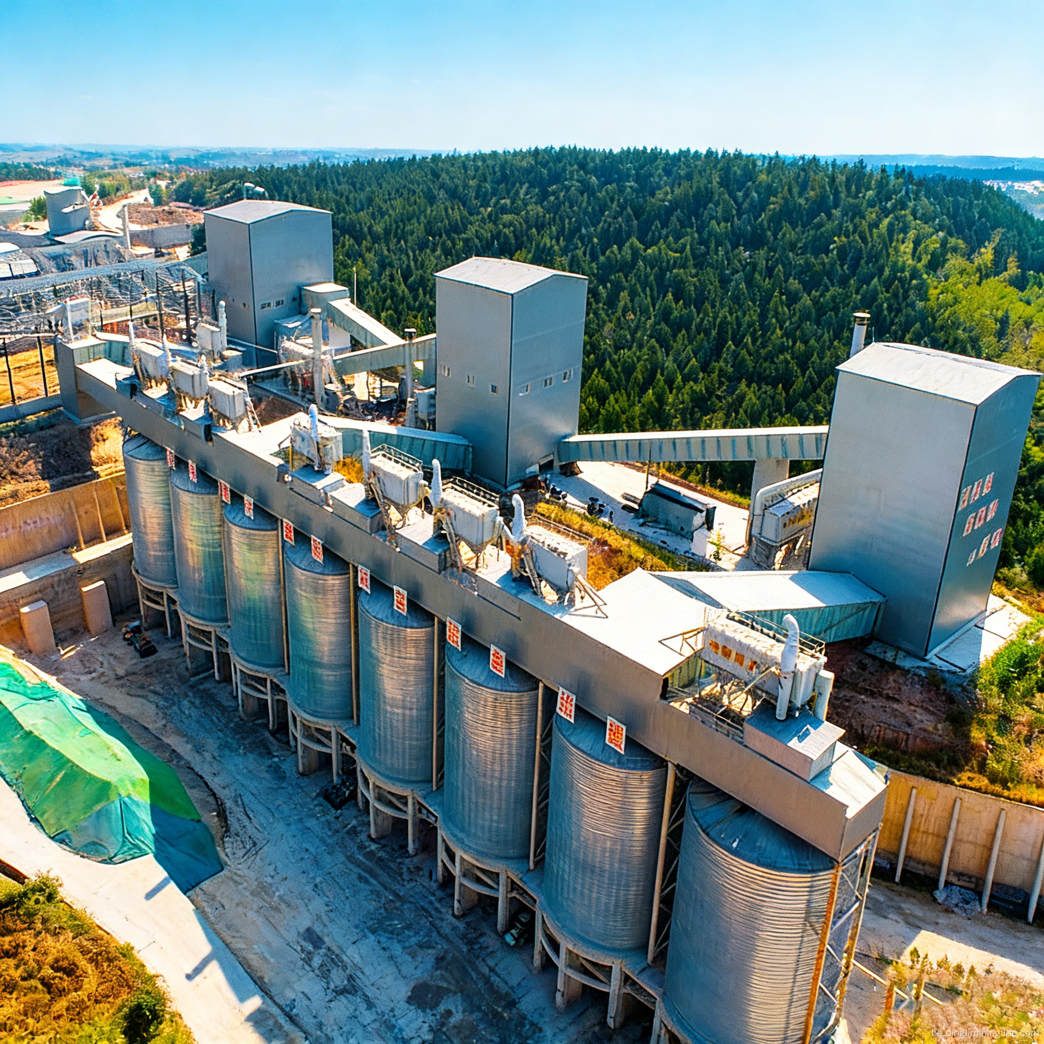 Завод высокай магутнасці па перапрацоўцы вапняка