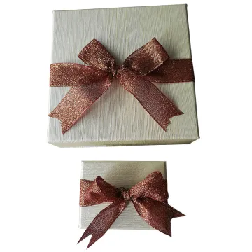 Exquisite Eco-friendly Bracelet Paper Box with Ribbon