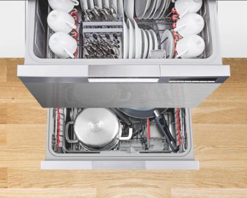 High-Level Professional Stainless Steel Turbo Smart Drawer Dishwasher - 12 Settings