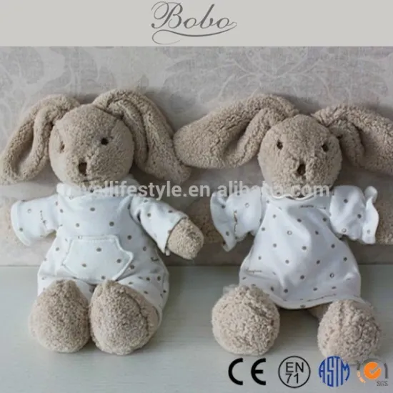 Cute Plush Dressing Bunny Toy for Kids