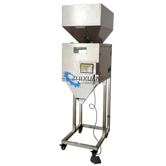 Semi-Automatic 1500g Powder Filling Machine for Solid Particles - Weighing and Packing