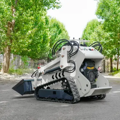Small mini skid steer loader construction equipment