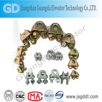 Liftonderdelen Draadtouwclip, u typ clip