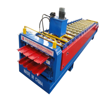 Hydraulic Trapezoid Panel Double Deck Roll Forming Machine