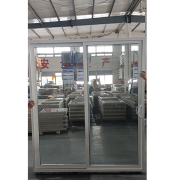 140 Series American Style UPVC Single Sliding Door - White and Black
