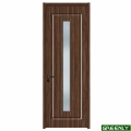 Porte en PVC en bois intérieur avec verre