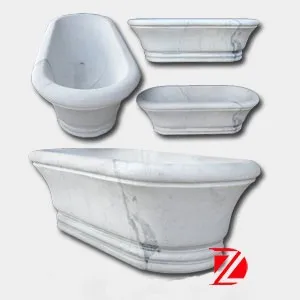 Marble adult portable bathtub