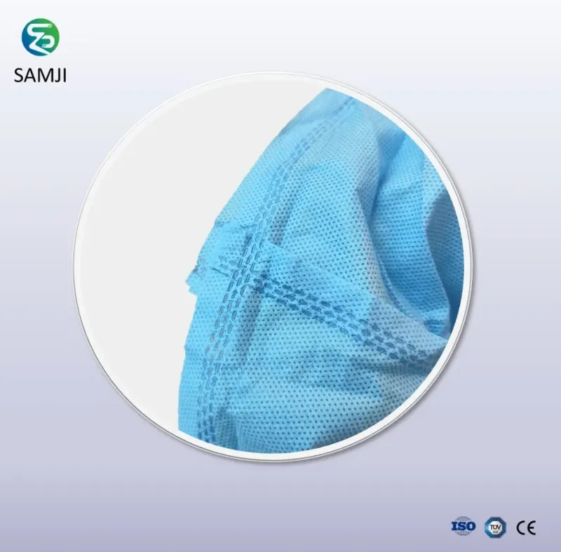 Blue Reinforced Surgical Gown