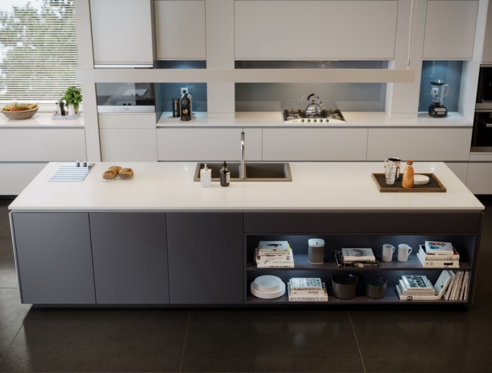 Custom high-end kitchen island