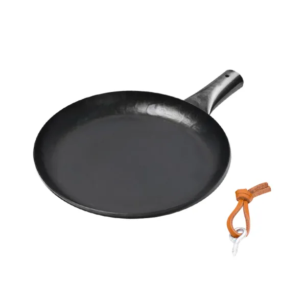 Camping Fry Pan Carbon steel Frying Pan For Outdoor Hiking Picnic Backpacking