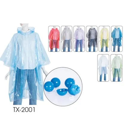 Hot sale Adult Rain poncho Gear In Ball