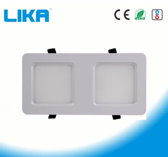 Grid LED panel light with good heat dissipation
