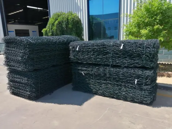2M*1M*1M PVC Coated Gabion Wire Mesh Box