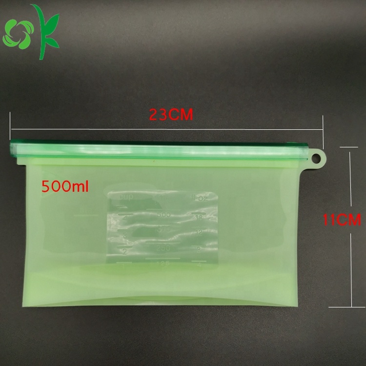 BPA Free Silicone Food Reusable Storage Bag