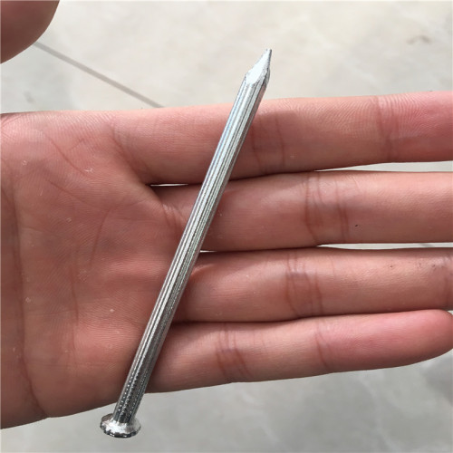 Galvanized steel concrete nail used for construction