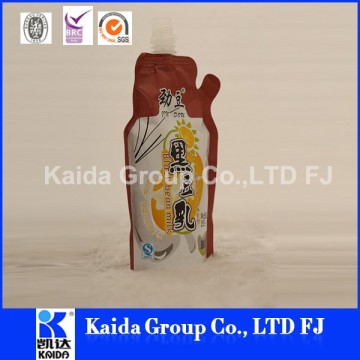 high temperature pasteurization retort pouch with spout