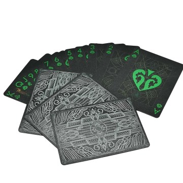Premium 310g Black Core Playing Cards for Professional Casino Poker