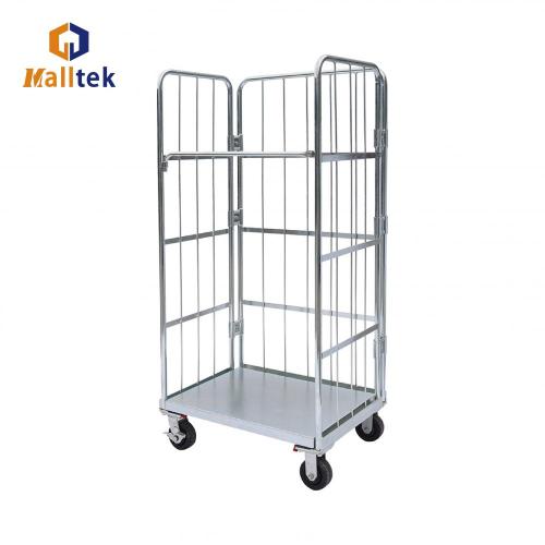 Coasting Warehouse Transport Cage Stock Cart