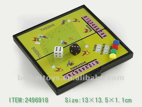 Portable Magnetic Baseball Board Game