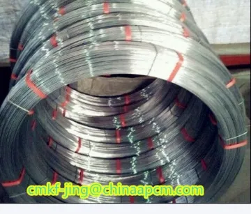 hot Galvanized steel oval wire ,oval wire , Farm Fence Oval Wire,2.4 x 3.0mm(17/15) and 2.2 x2.7mm(16/14)