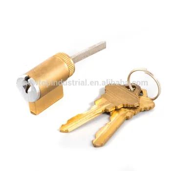 American style lock cylinder replaceable cylinder
