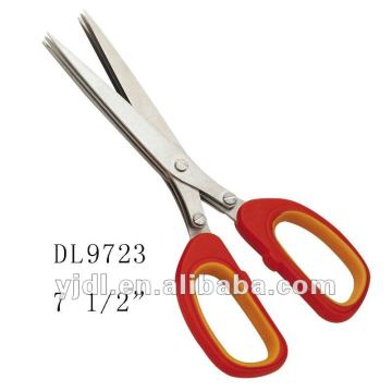7 1/2" Shredding kitchen & stationery 3 blades scissors