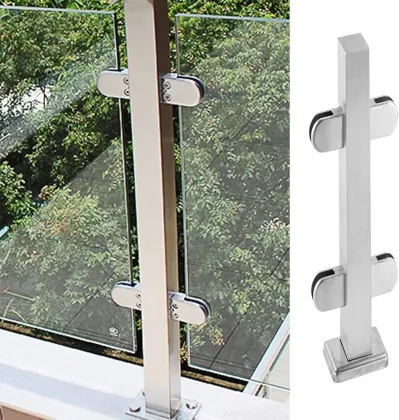 Custom Balcony Glass Guardrail Stainless Steel Handrail for Outdoor Projects