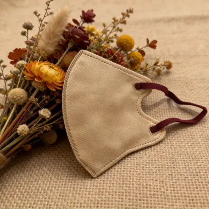 Camel Pink Fold Face Mask
