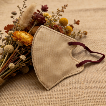 Máscaras confortáveis ​​dobráveis ​​e planas para poeira para deslocamento