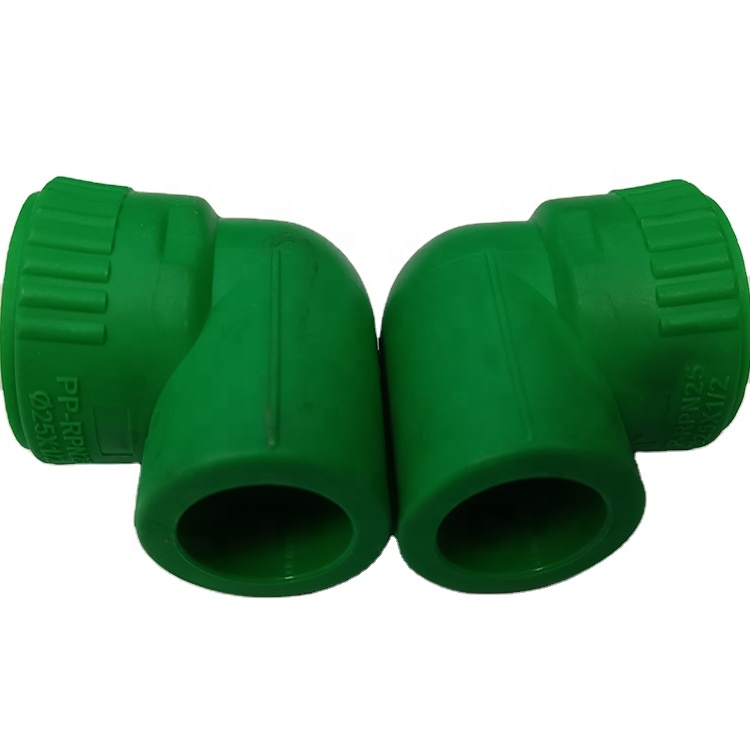 Elbow PN25 Green Plastic Brass Insert 6 Inch Pipe Fittings Ppr Fitting for Water Supply3
