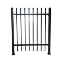 Black Zinc Steel Wrought Iron Fence