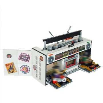 DIY Nostalgic Vintage Tape Recorder Model Building Building Building ชุดของเล่นสำหรับเด็ก