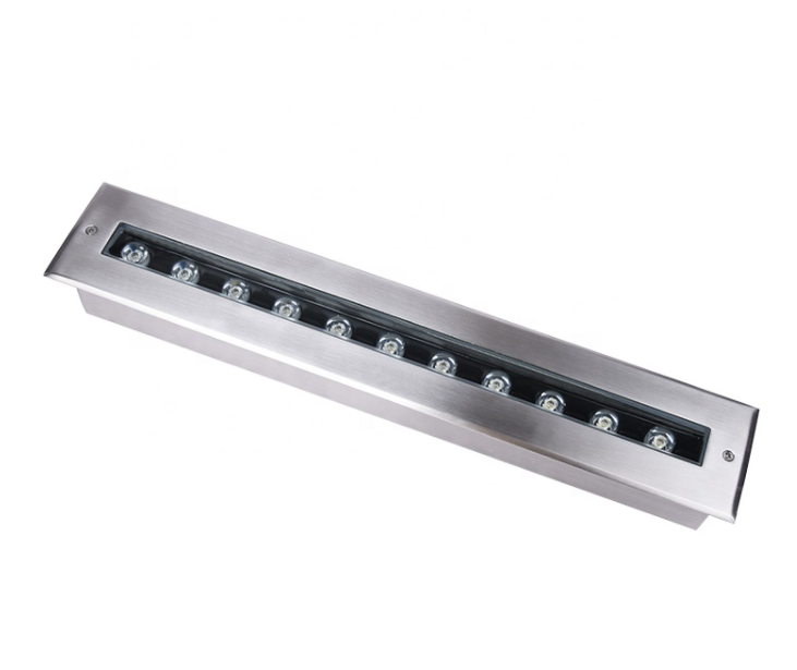 Tira de LED de línea cuadrada rectangular de superficie IP68 12W