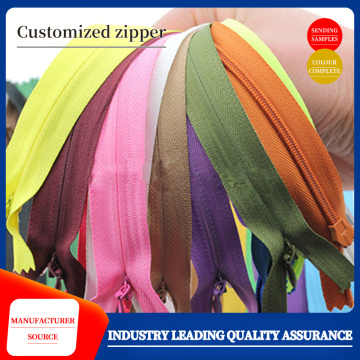 Invisible zipper for pillows and duvet covers