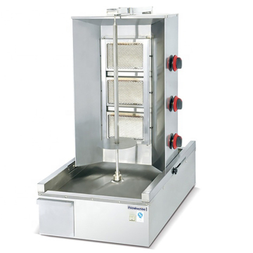 4 Burners Tabletop Gas Doner Kebab Machine with Free Doner Cutter