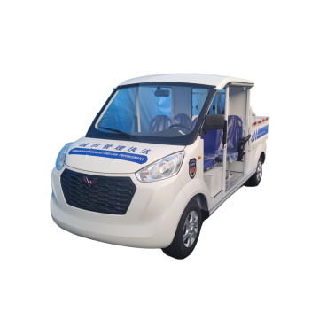 Closed electric pickup truck