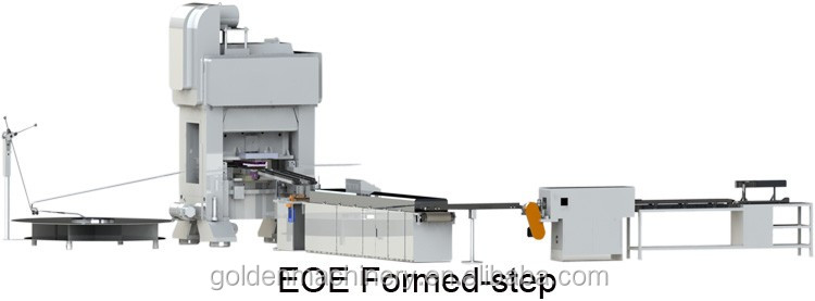 Linha de produção automática Easy Open Door / Folha de flandres Easy Open End eoe Making Machine / EOE Production Line